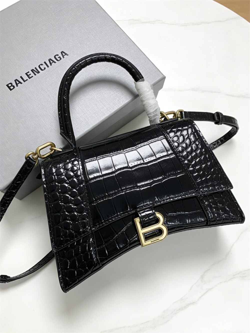 Balenciaga Hourglass Small Top Handle Bag - Picture 5 of 6